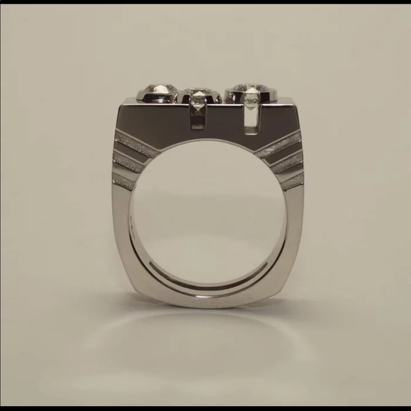 New Unisex 925 Silver Diamond Beautiful Ring 💍 - Picture 5 of 5